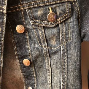 Girls justice denim jacket